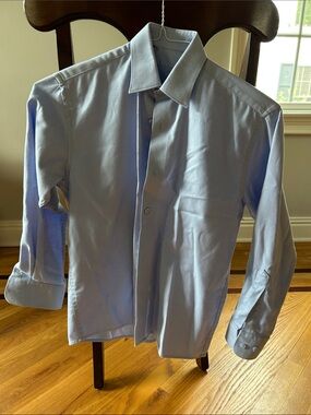 Ragazzo Boys Gorgeous Classic Light Blue Dress Shirt Size 12H